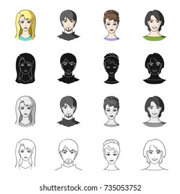 Woman, blonde, man, and other web icon in cartoon style. Beauty, cosmetology, hygiene, icons in set collection.