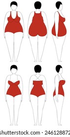 WOMAN BODY. FIGURE TYPE