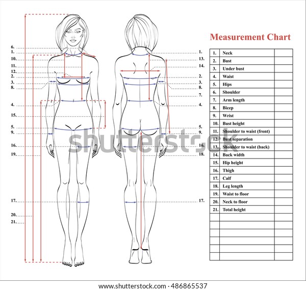 Shoulder Measurement Chart