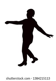 a woman body silhouette vector