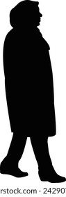 a woman body silhouette vector
