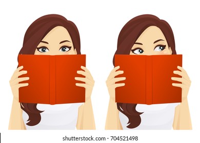 Woman with book