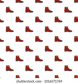 Woman boots pattern seamless in flat style for any design