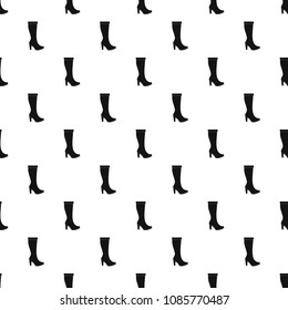 Woman boots pattern vector seamless repeating for any web design