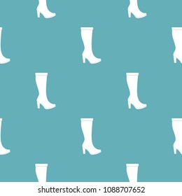 Woman boots pattern vector seamless repeating for any web design