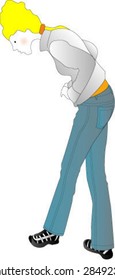 Woman Bow