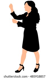 woman in boxing stance