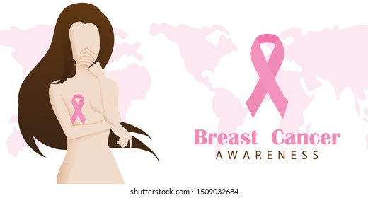 woman with breast cancer for world awareness day