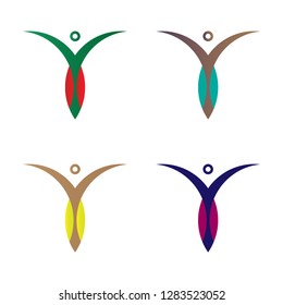 Woman Butterfly Logo Mark useful, editable. And printable Perfect for use in a wide range of new media templates: Web Marketing Agency, Social Media Services Showcase, Online Marketing Apps, and Web.
