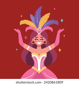 Woman Carnival Party Costume Images 