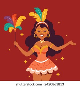Woman Carnival Party Costume Images 