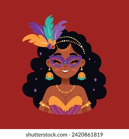 Woman Carnival Party Costume Images 