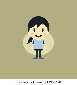 woman cartoon character