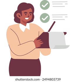 woman cartoon character modern style avatar for ui, ux, web, app, brochure, flyer and presentation design, etc.