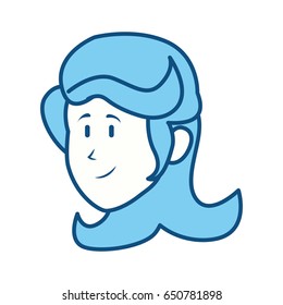 Woman cartoon face