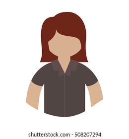 woman cartoon icon
