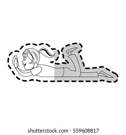 woman cartoon icon