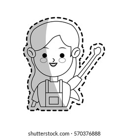 woman cartoon icon