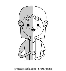 woman cartoon icon