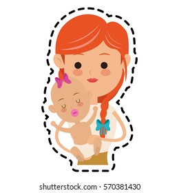 woman cartoon icon