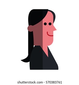 woman cartoon icon
