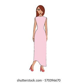 woman cartoon icon