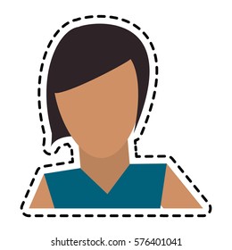woman cartoon icon