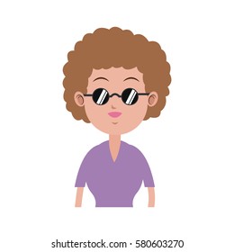woman cartoon icon