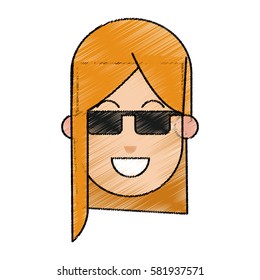 woman cartoon icon