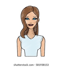 woman cartoon icon