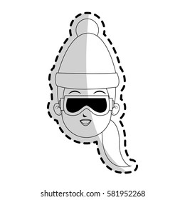 woman cartoon icon