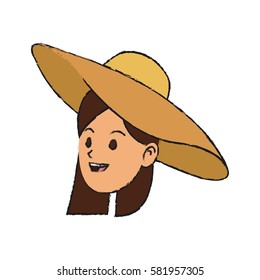 woman cartoon icon