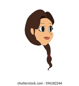 woman cartoon icon