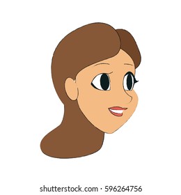 woman cartoon icon