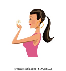 woman cartoon icon