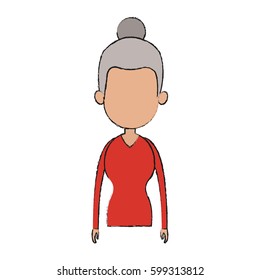 woman cartoon icon