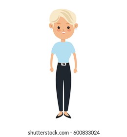 woman cartoon icon