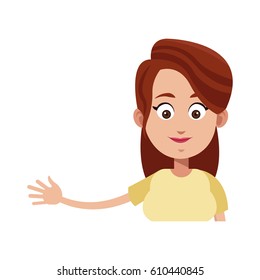 woman cartoon icon