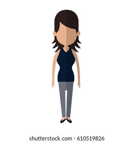 woman cartoon icon