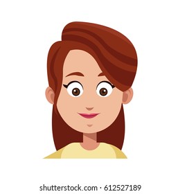 woman cartoon icon