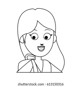 woman cartoon icon 