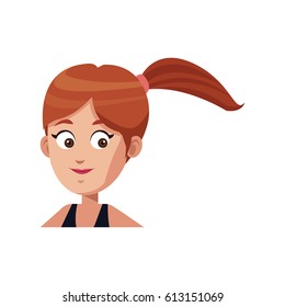 woman cartoon icon