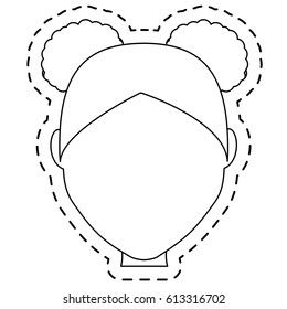 woman cartoon icon