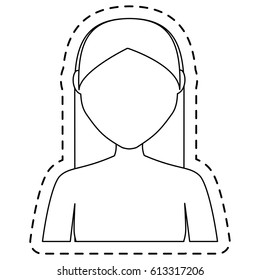 woman cartoon icon