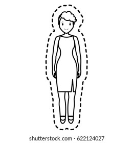 woman cartoon icon