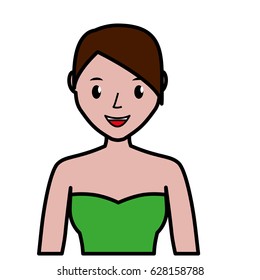 woman cartoon icon