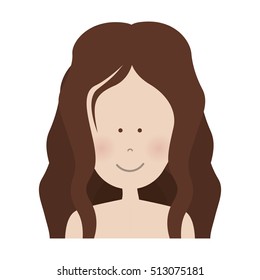 woman cartoon icon image 