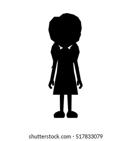 woman cartoon icon image 