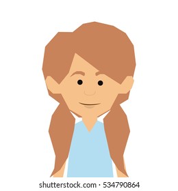 woman cartoon icon image 