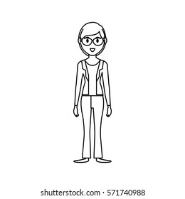Woman cartoon isolated icon vector illustration graphic design
